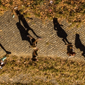 People walking